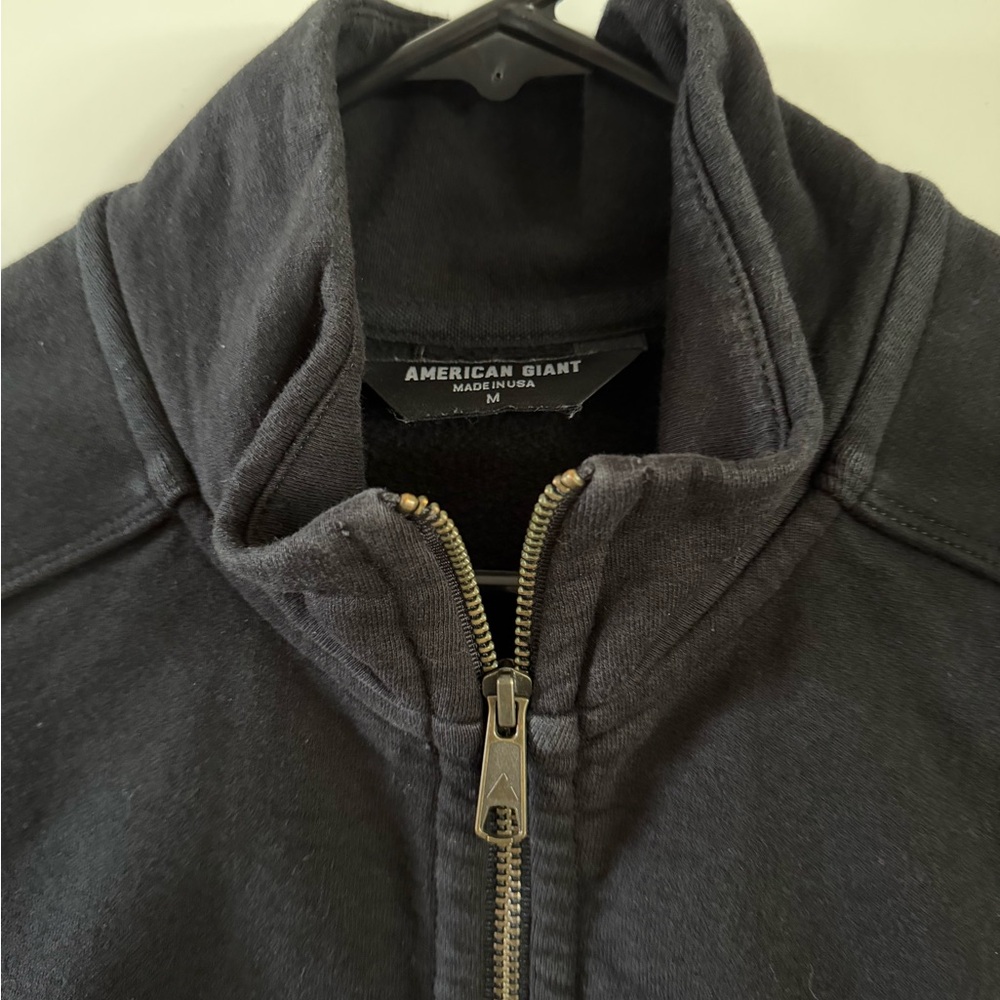 American Giant Men’s Moto Full-Zip Jacket - Picture 2 of 6